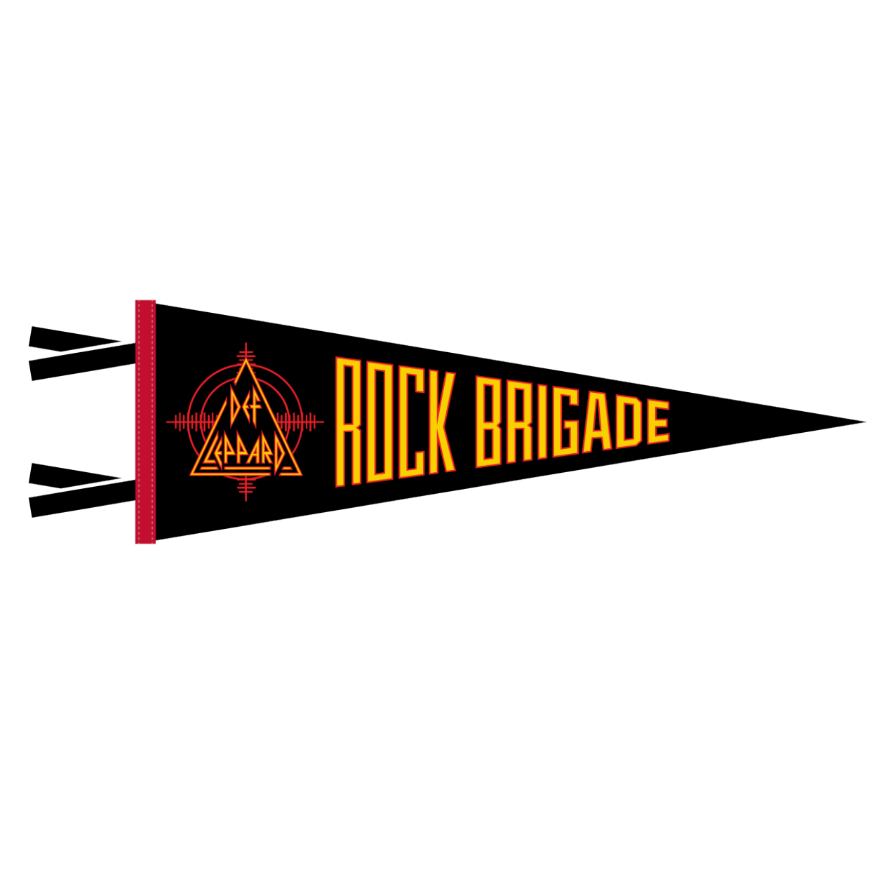 Def Leppard - Rock Brigade Oxford Pennant.