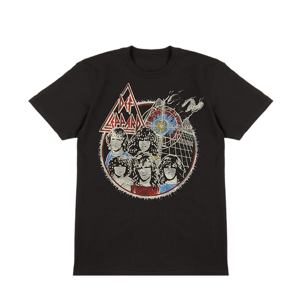 def leppard 1983 tour t-shirt dress Original DEF LEPPARD 1983 Tour T SHIRT Vintage Tee