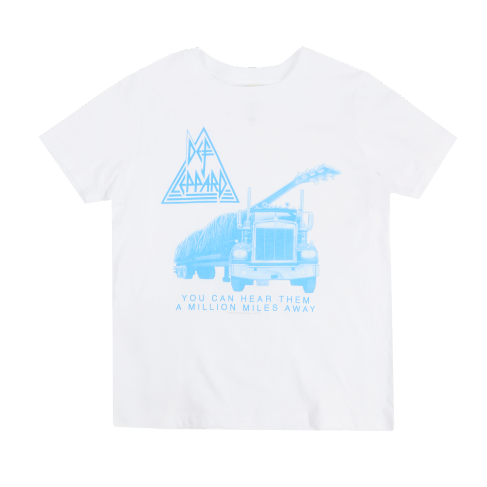 Def Leppard - Million Miles Away Youth T-Shirts - White