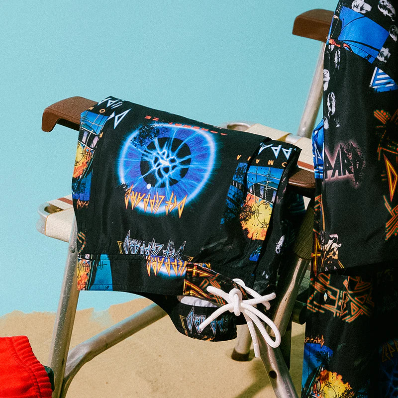 Def Leppard - Def Leppard Covers Board Shorts.