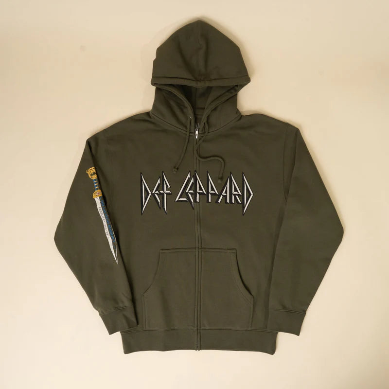 Def Leppard - I Got Rocked Zip Hoodie