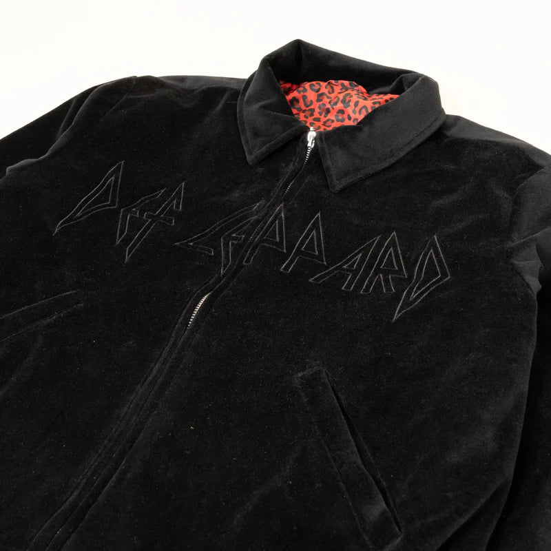 Leopard Velour Jacket - Def Leppard
