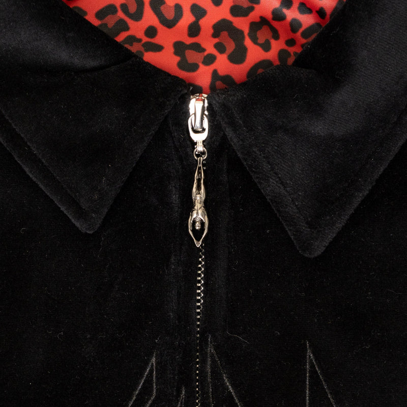Leopard Velour Jacket - Def Leppard