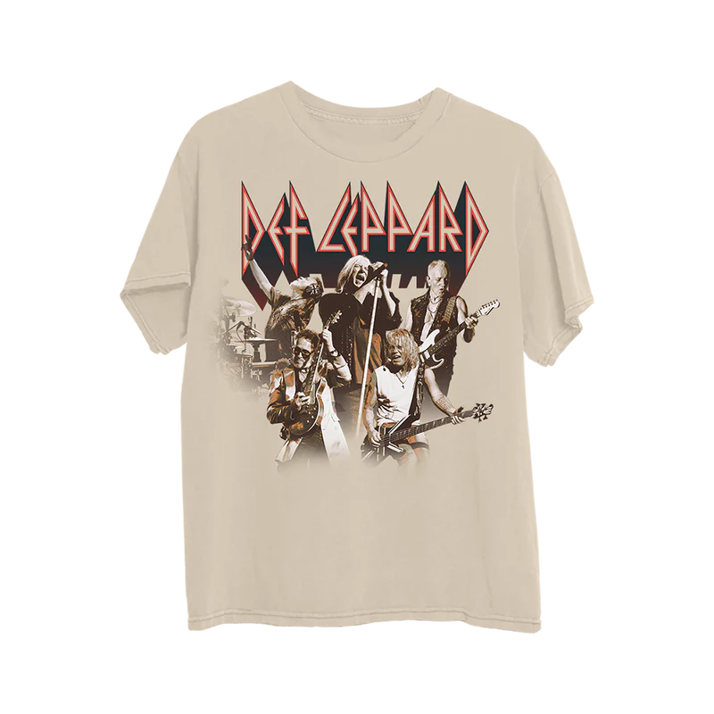 Def Leppard - Live in 2026 Natural T-Shirt