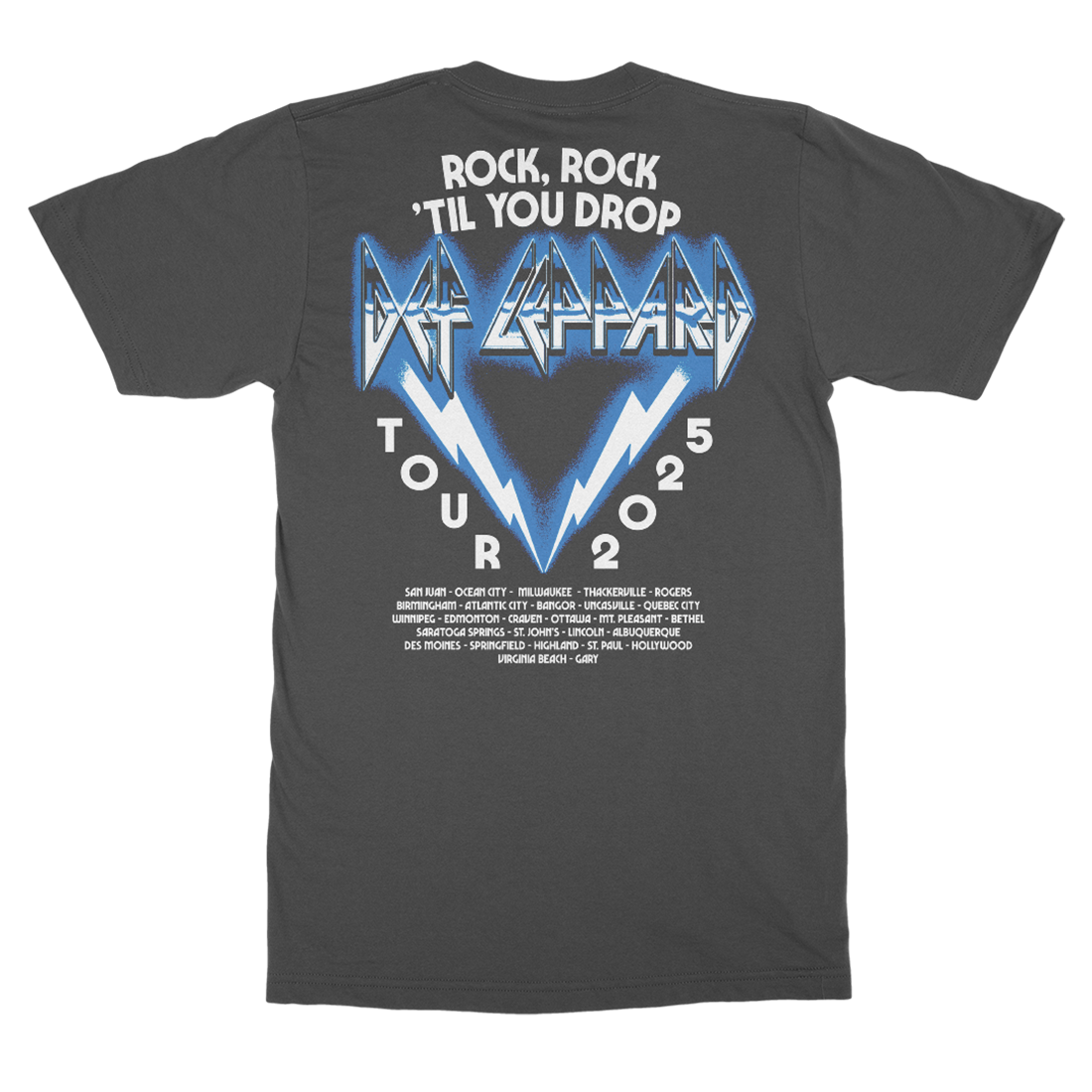 Def Leppard - Rock, Rock Summer Tour 2025 T-Shirt