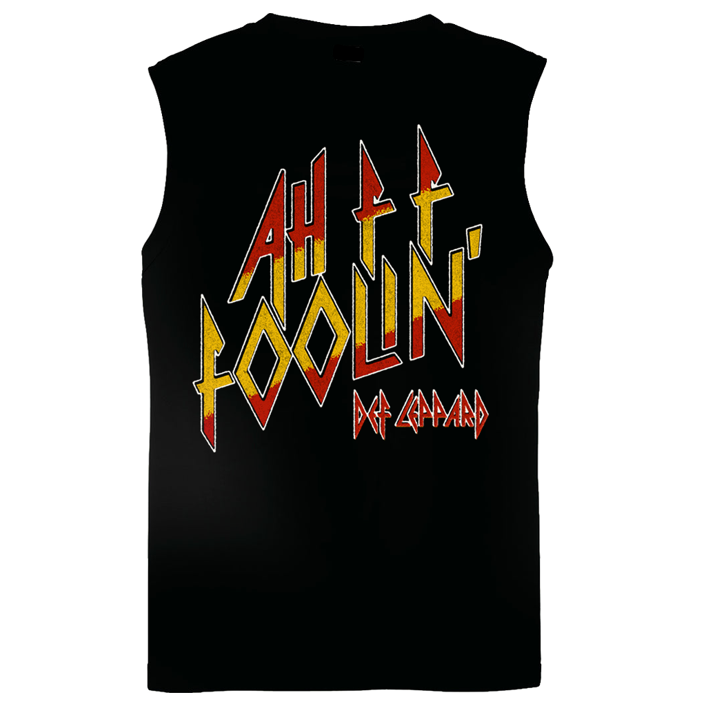 Def Leppard - Ah F F Foolin’ Muscle T-Shirt