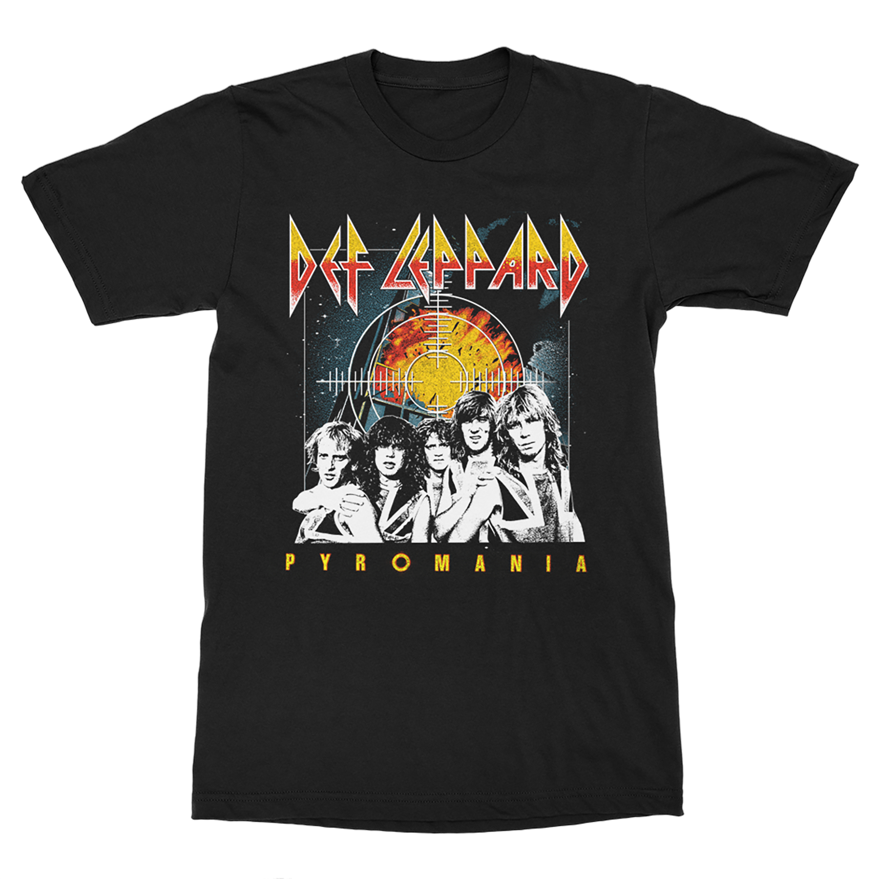 Comin Under Fire T Shirt Def Leppard