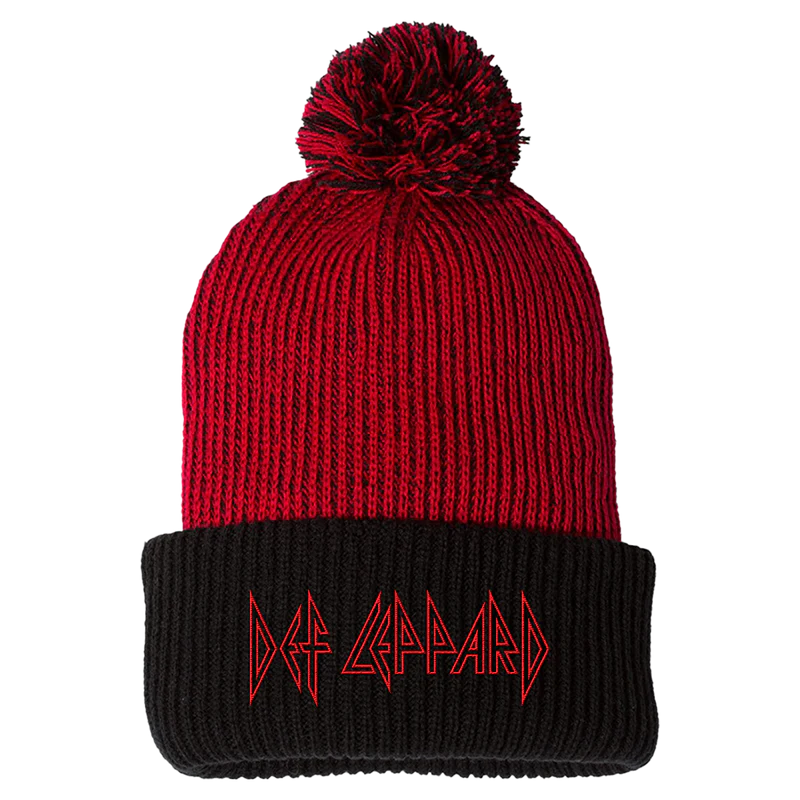 Def Leppard - Logo Pom Beanie