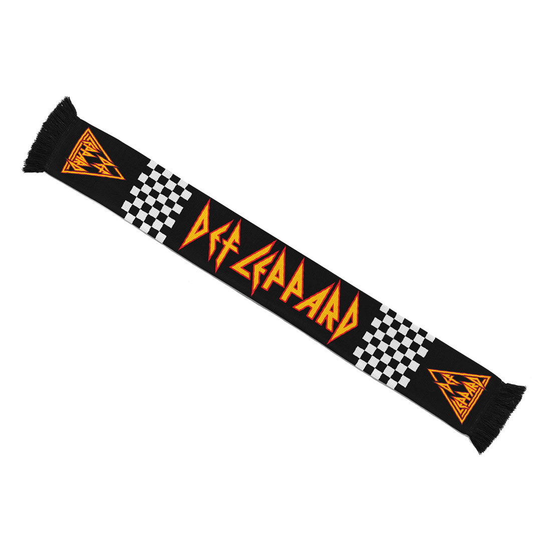 Def Leppard - Checkered Logo Scarf