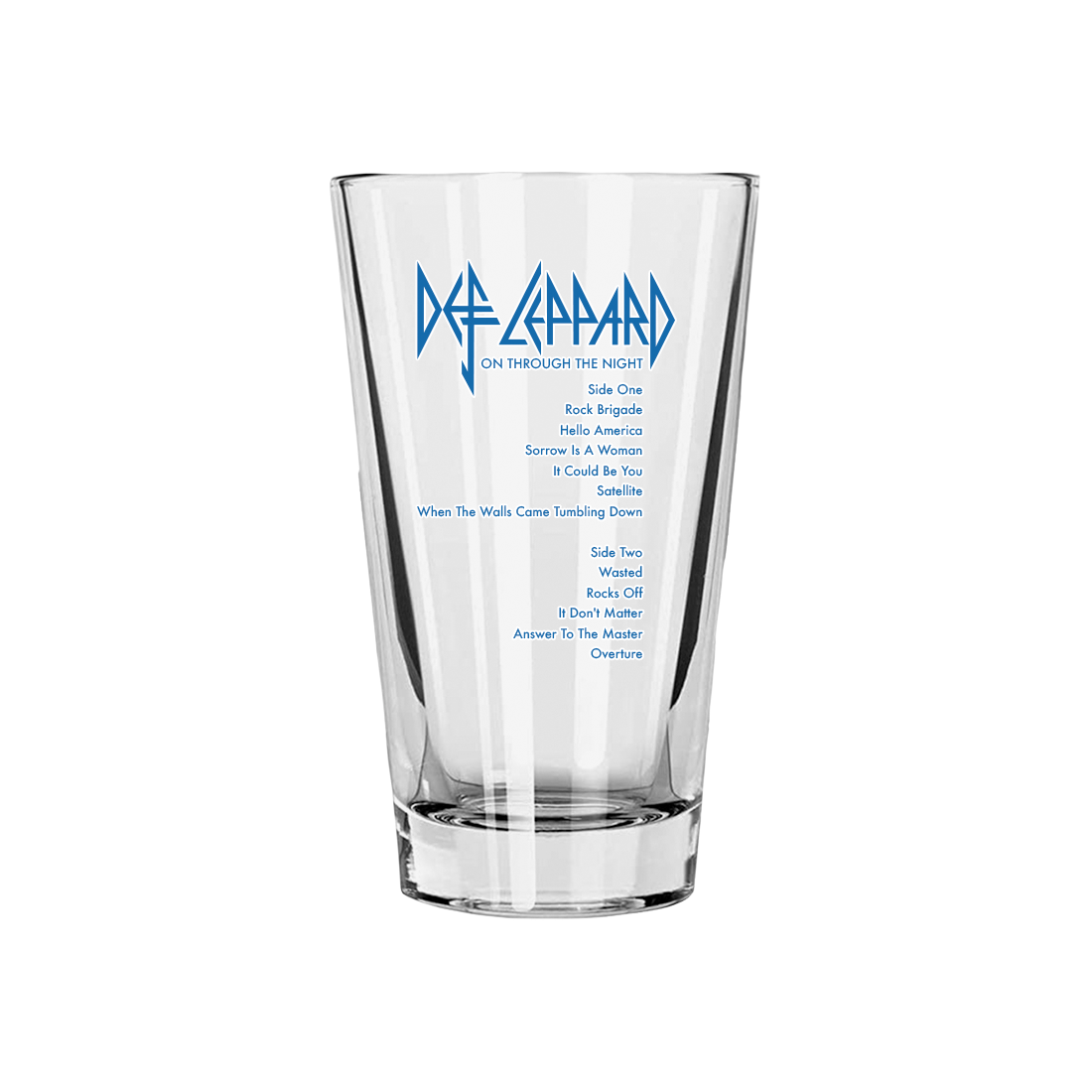 Def Leppard - On Through The Night Pint Glass Set