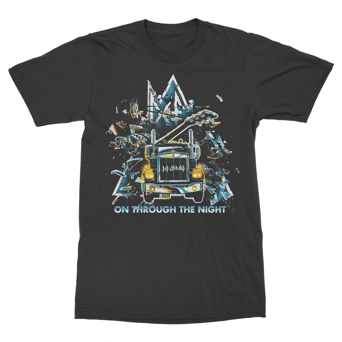 Def Leppard - On Through The Night Track List T-Shirt
