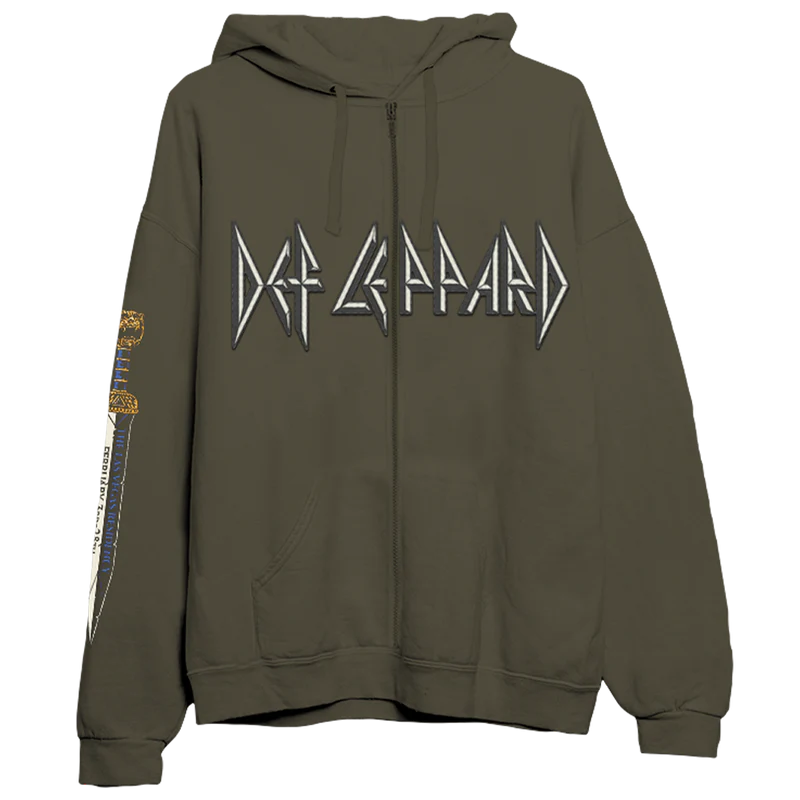 Def Leppard - I Got Rocked Zip Hoodie