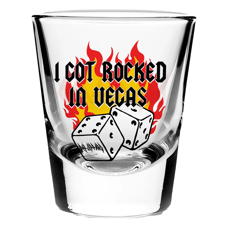 Def Leppard - I Got Rocked In Vegas Shot Glass