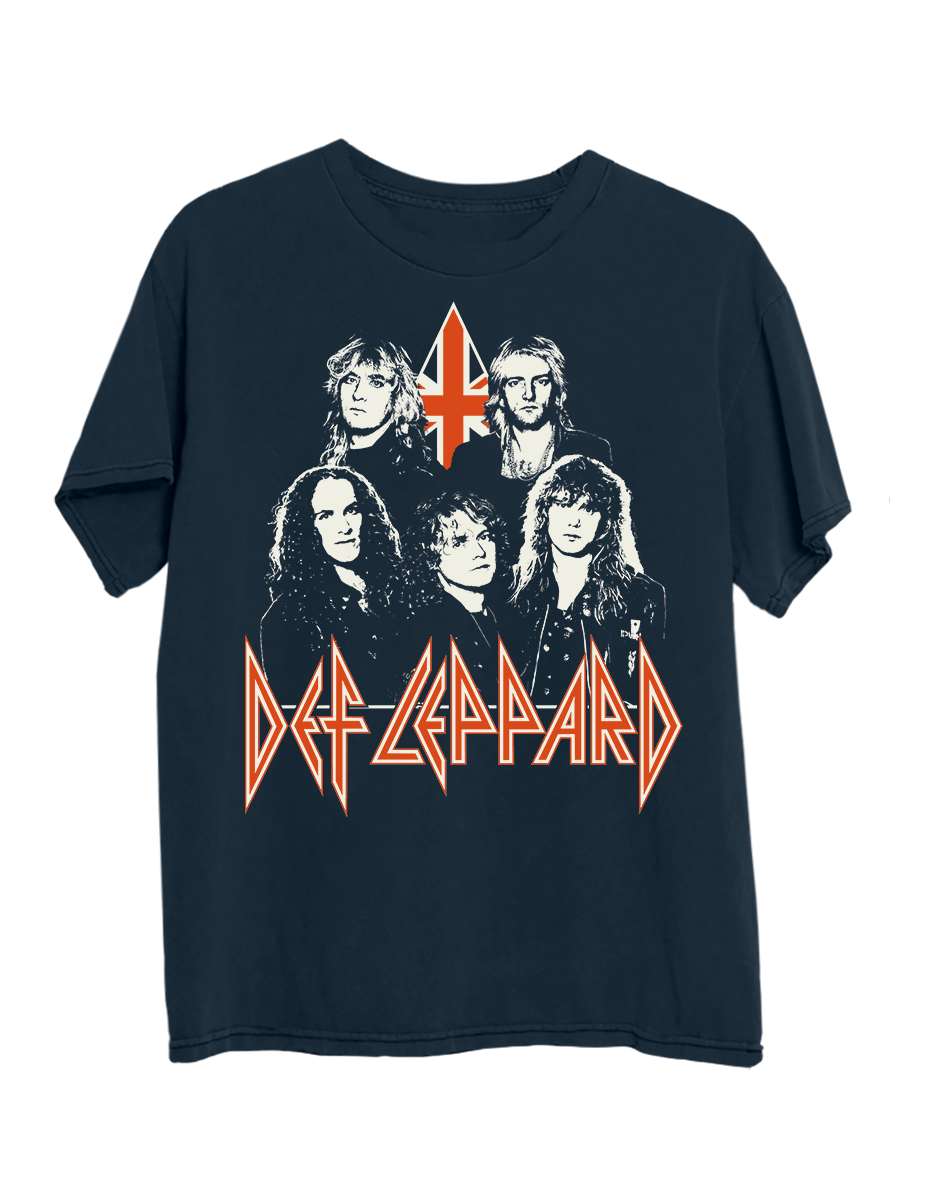 Def Leppard - Vintage Modern Tour 2026 ECOM EXCLUSIVE Navy Tee