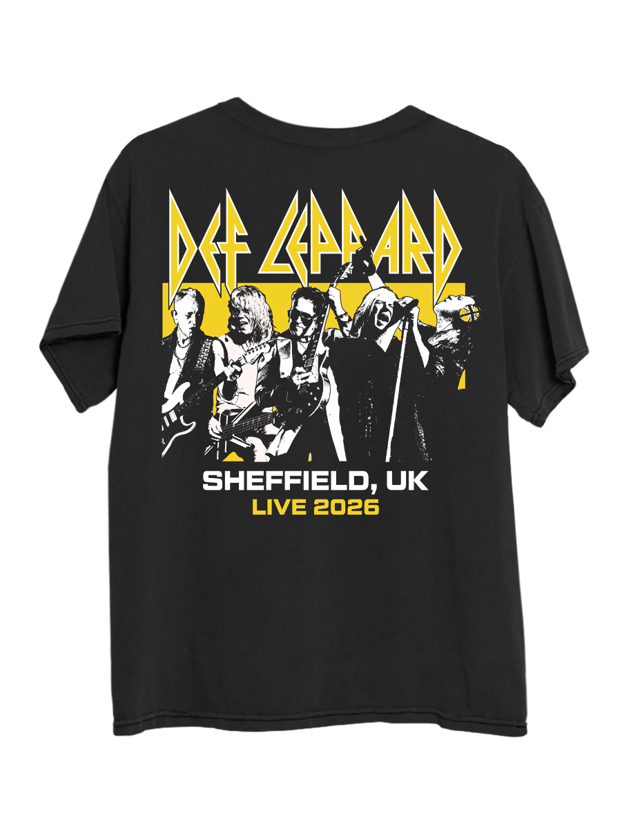 Def Leppard - Sheffield, UK 2026 Event Tee