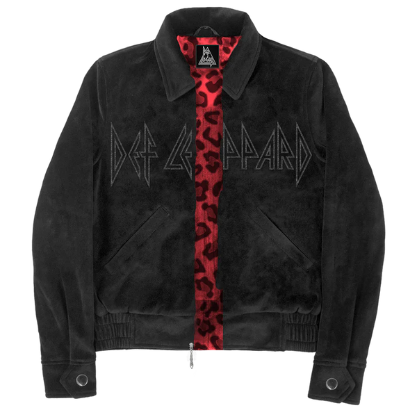 Leopard Velour Jacket - Def Leppard