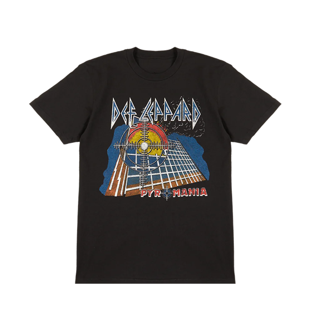 Pyromania Tracklist T-Shirt - Def Leppard Pyromania Tracklist T-Shirt - Def Leppard