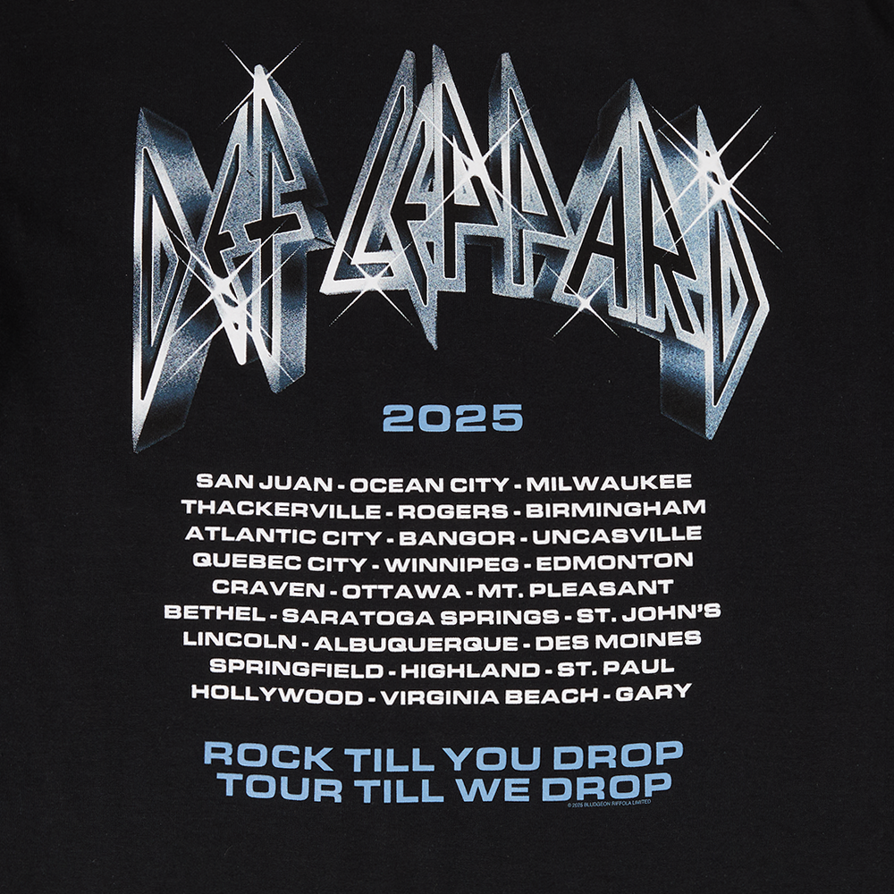 Def Leppard - Pyromania Summer 2025 Tour T-Shirt