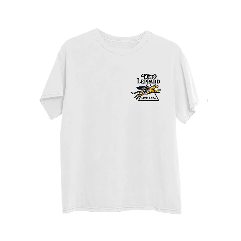 Def Leppard - Rock Of Ages Live 2026 White T-Shirt