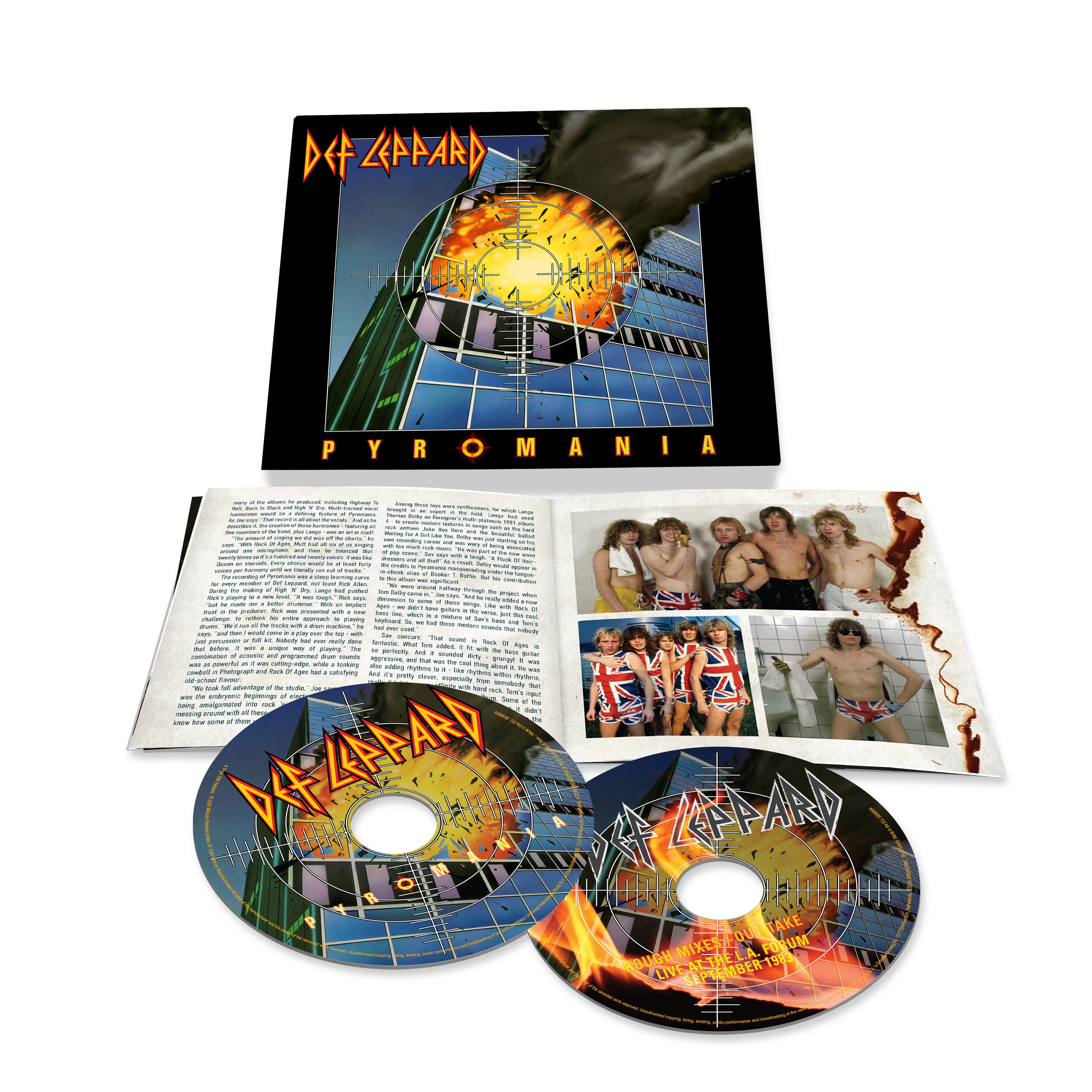 Pyromania 40: 2CD + UJ set