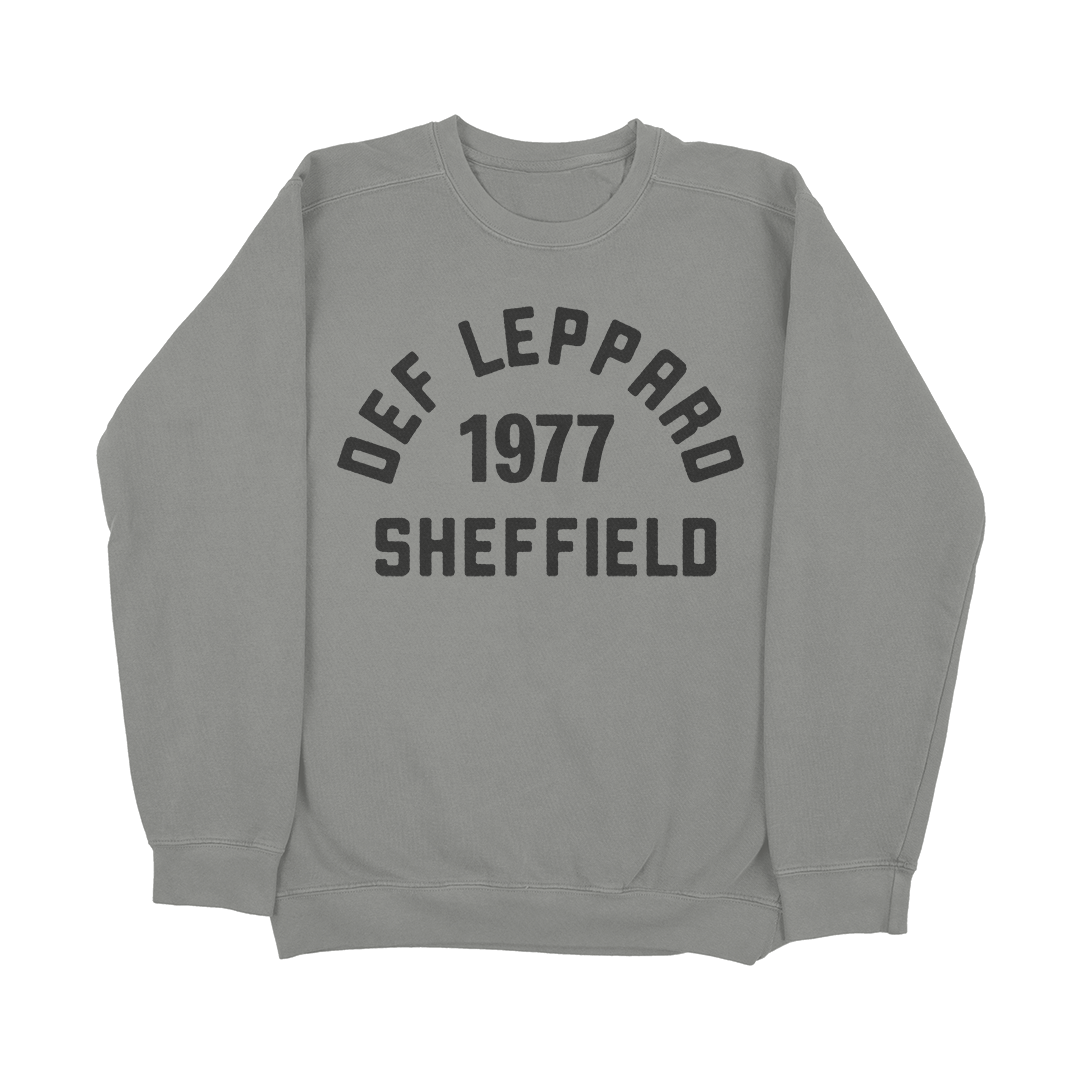 Def Leppard - 1977 Sheffield Crewneck Sweatshirt