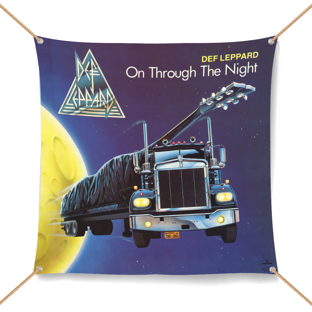 Def Leppard - On Through The Night Wall Flag