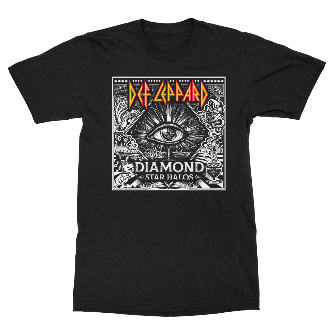 Def Leppard - Diamond Star Halos T-Shirt