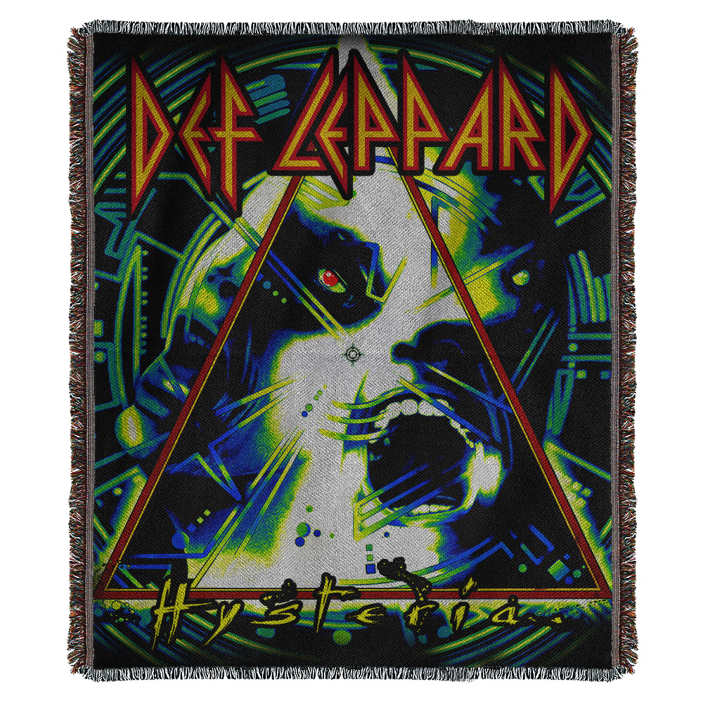 Def Leppard - Hysteria Woven Blanket