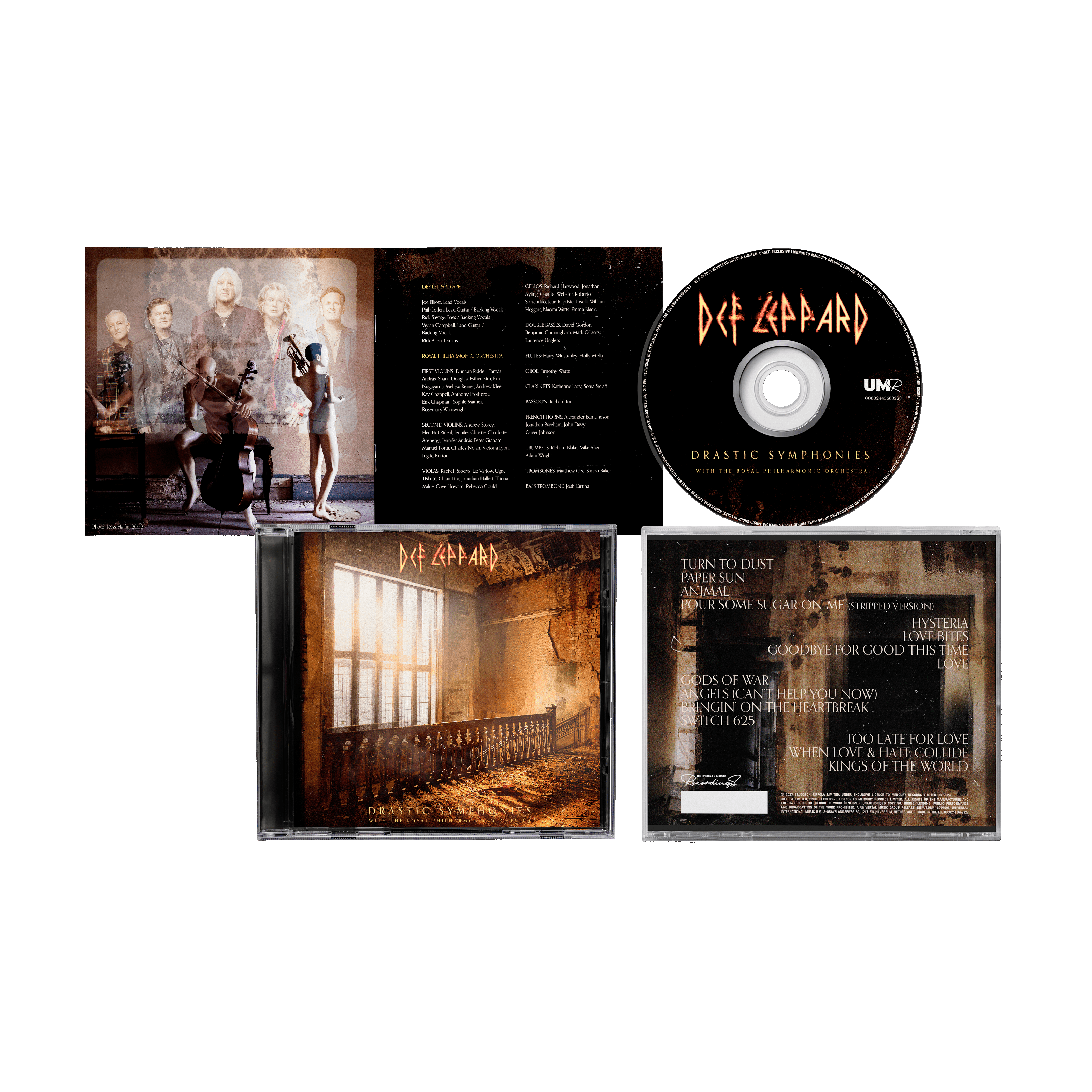 Def Leppard, The Royal Philharmonic Orchestra - Drastic Symphonies: CD